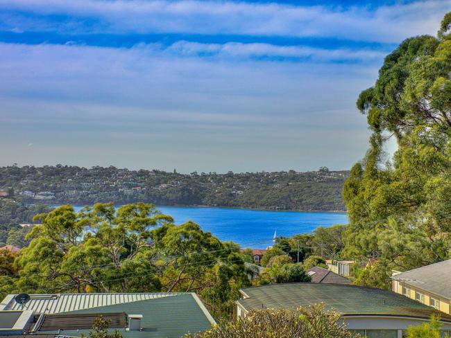 Middle Harbour can be seen from the home.