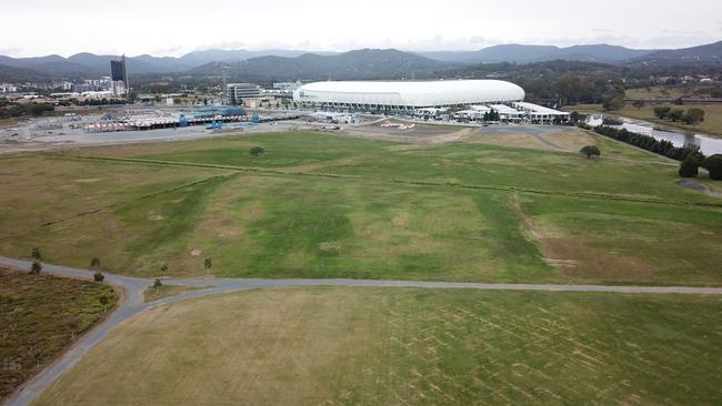 The Robina City Parklands will be the first stage and entrance. Picture: Mike Batterham