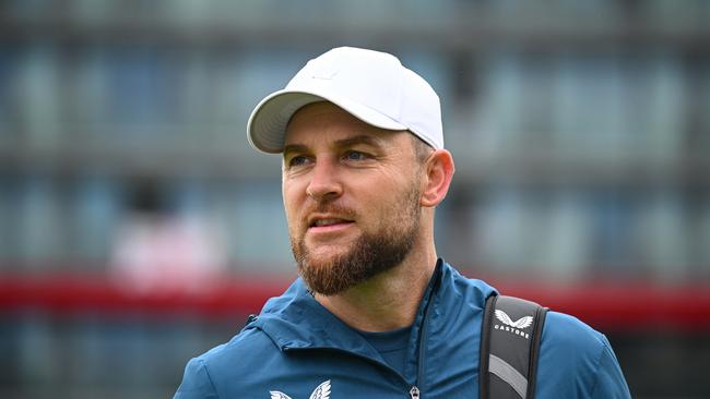 Brendon McCullum had declared he wasn’t keen on a beer with the Australians. (Photo by Clive Mason/Getty Images)