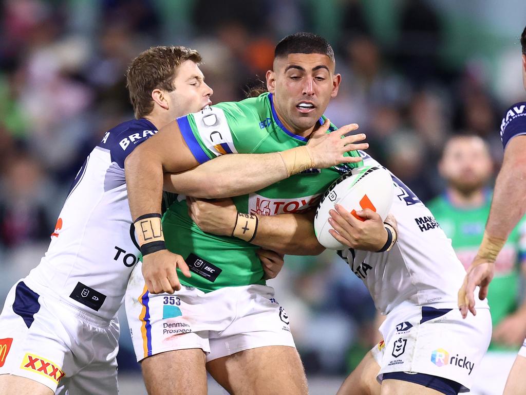 The Dragons have signed Emre Guler from the Raiders. Picture: Getty Images