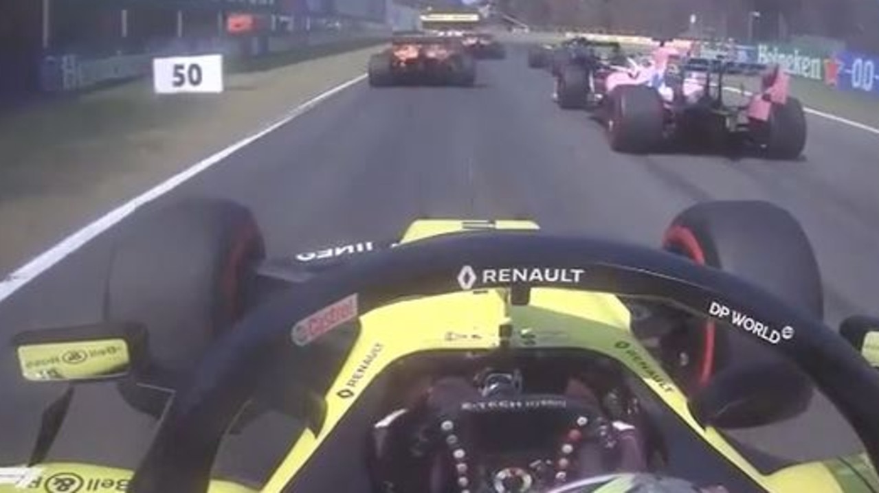 Daniel Ricciardo was pumped at the Italian GP.