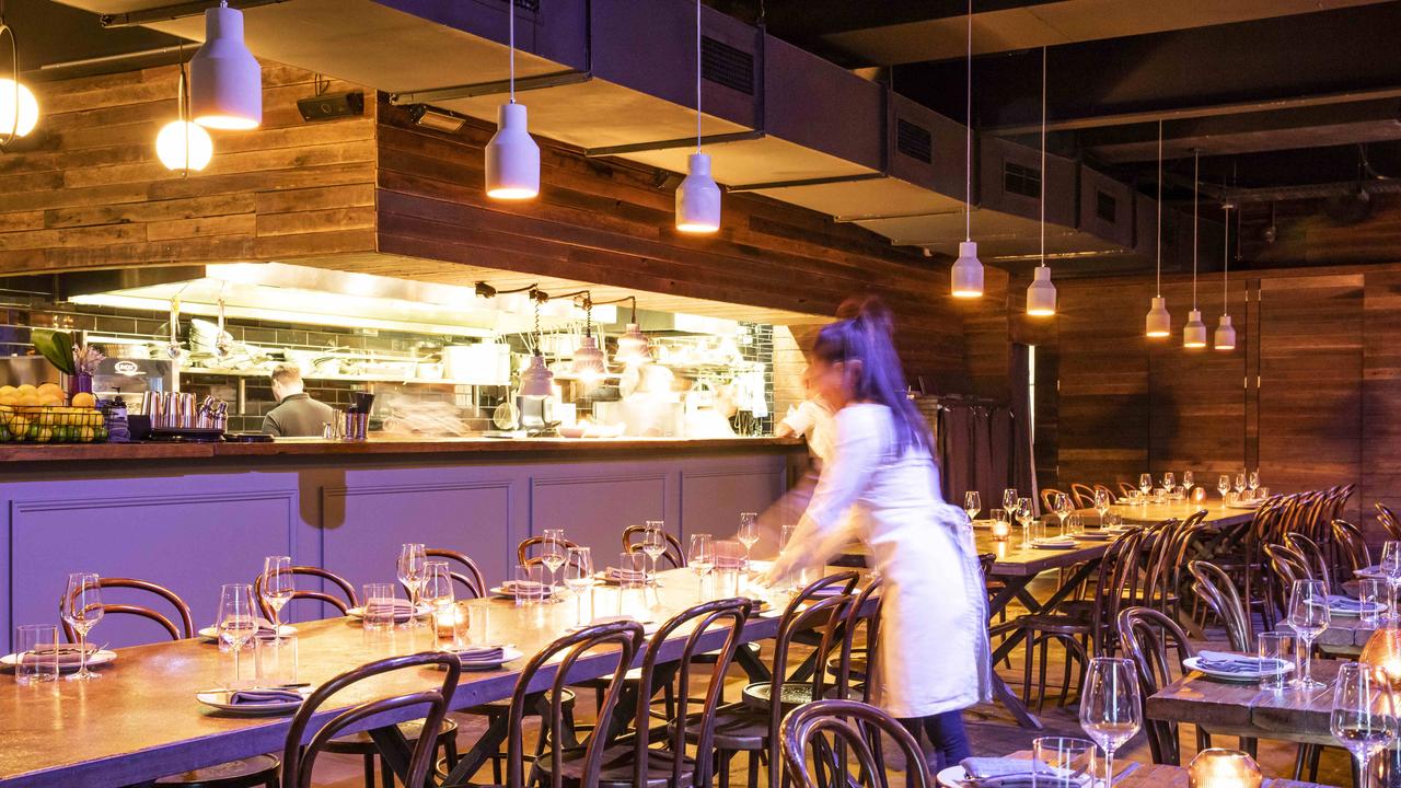 Italian restaurant Eterna Dining in Fortitude Valley. Picture: Mark Cranitch.