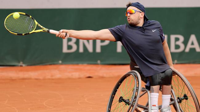 Dylan Alcott on his way to French Open glory (Photo by Clive Brunskill/Getty Images)