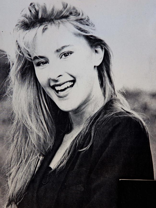 Former model Caroline Byrne who died at the Gap in 1995.