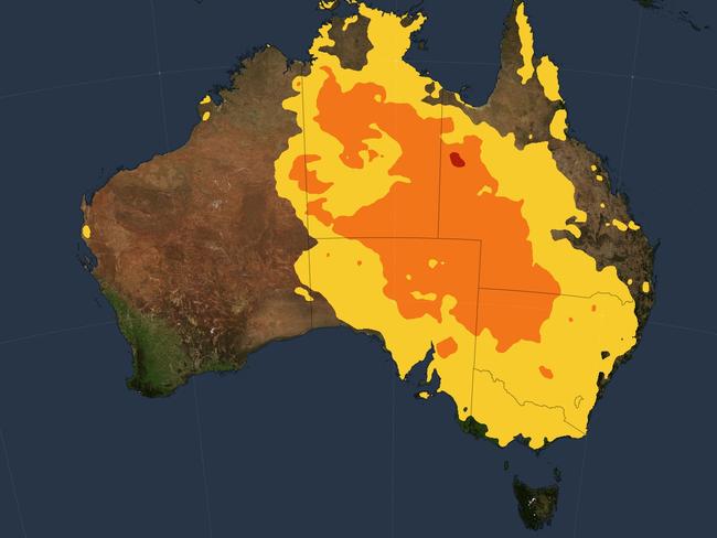 A massive heatwave is incoming, expected to hit on Saturday. Picture: Weatherzone