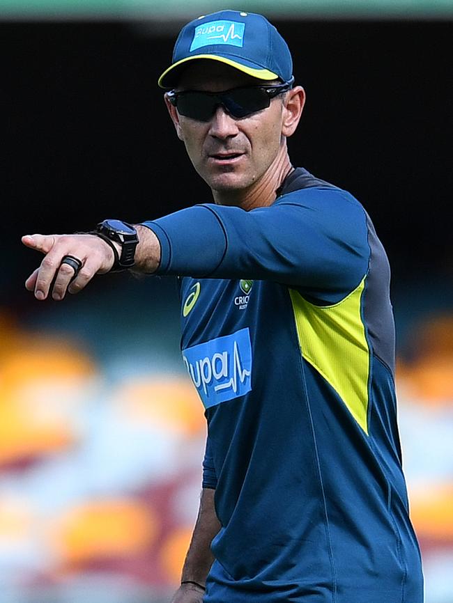 Australia coach Justin Langer.