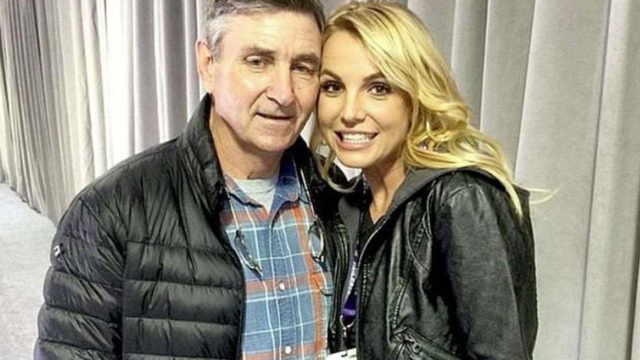 Britney Spears with her father Jamie.