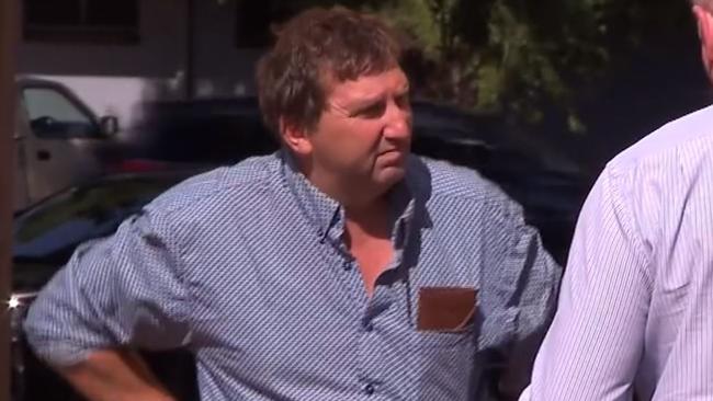 Peter Dunstan aka Cliff Roger Cicolini has been charged with theft and obtaining benefit by deception after allegedly flying off with a Robinson R22 helicopter from a Weddell airfield in June 2021. Picture: 9 News Darwin