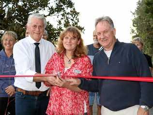 Tweed MP Geoff Provest, Mayor Katie Milne and President of the Casuarina, Seaside and Salt Residents Association Mark Grunwald. Picture: Supplied