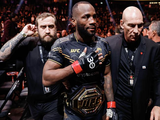 Welterweight champion Leon Edwards is looking for a fight. Picture: Sean M. Haffey/Getty Images