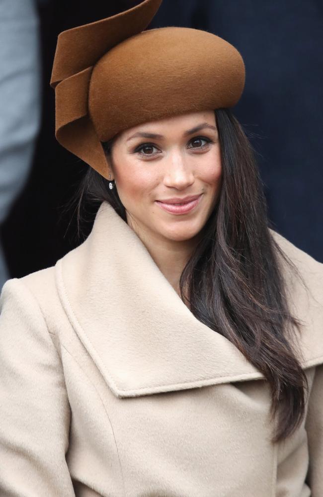 Meghan Markle attends Christmas Day Church service at Church of St Mary Magdalene. Picture: Getty