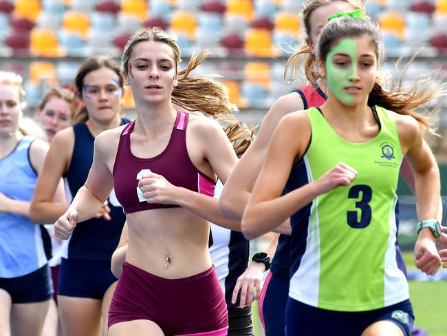 QGSSSA private schoolgirl track and field championship.Thursday September 15, 2022. Picture, John Gass