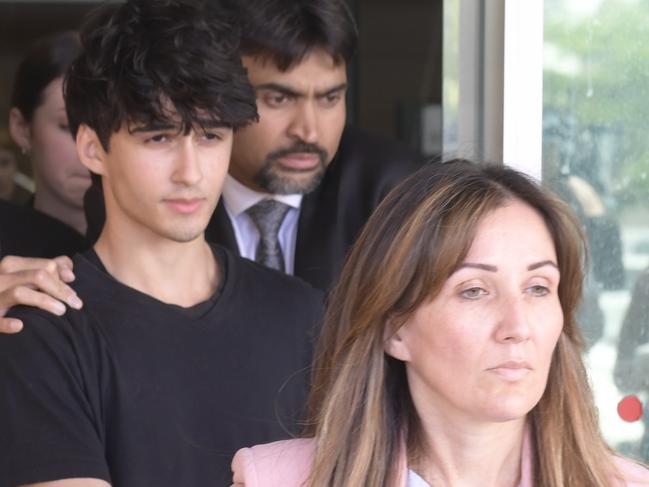 ADELAIDE, AUSTRALIA - NewsWire Photos OCTOBER  20 2023: 18-year-old Dhirren Randhawa is seen leaving Christies Beach Magistrates Court. Picture: NCA NewsWire / Roy VanDerVegt