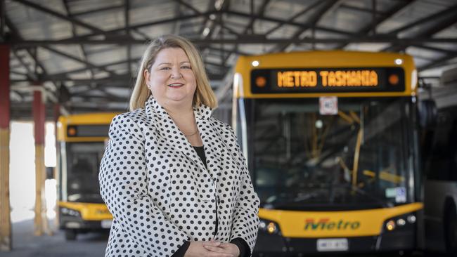 Metro Tasmania CEO Katie Cooper. Picture: Chris Kidd