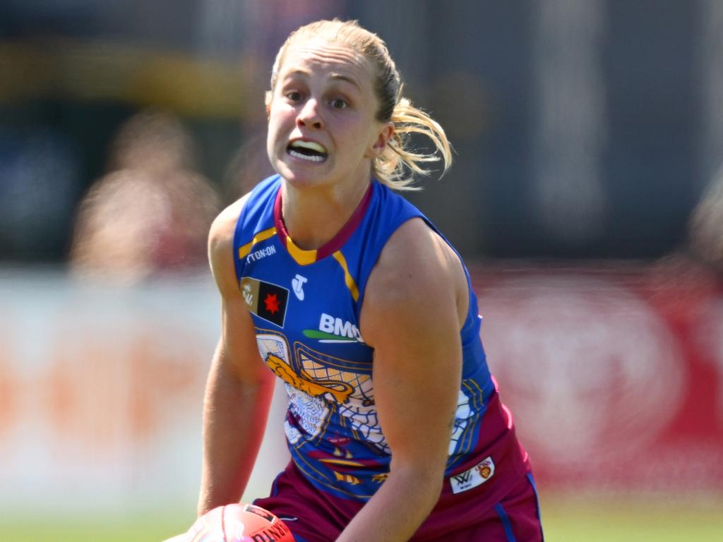 Belle Dawes of the Lions. Picture: Quinn Rooney/Getty Images