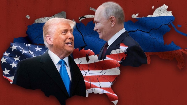 Donald Trump is all over the map with his disruptions, such as his courting of Vladimir Putin. Artwork: Emilia Tortorella