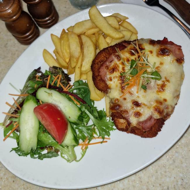 The Junction in Annerley has topped the charts with the cheapest parmie at $15. Photo: The Junction