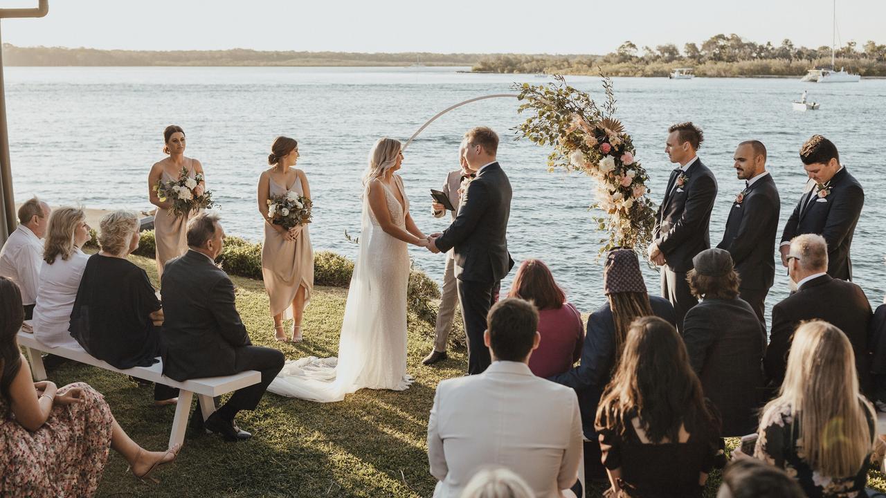 The wedding of Matthew Turnham and Isobel Thorley. Picture: Lover of Mine