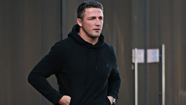 Sam Burgess was working as an assistant coach at South Sydney.