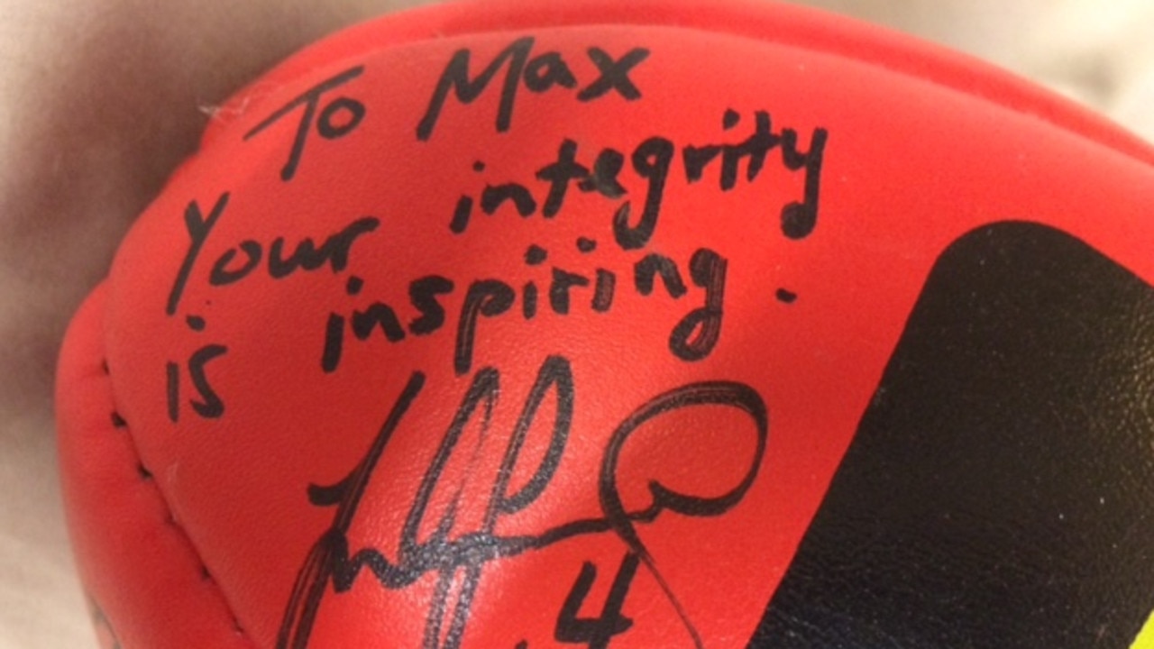 Josh Jenkins’ message of thanks to facilitator Max Witsenhuysen.