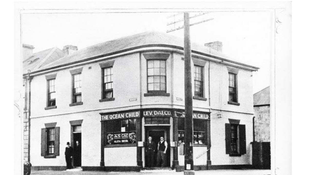 Old images of the Ocean Child. Image: Libraries Tasmania.