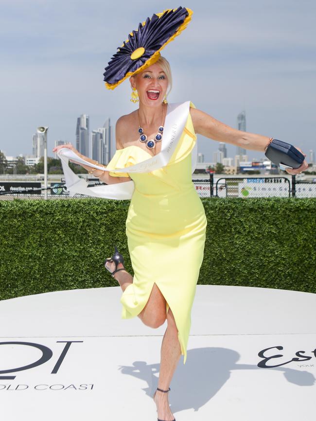 Fashions on The Field best dressed runner-up Mel Keegan from Pacific Pines.