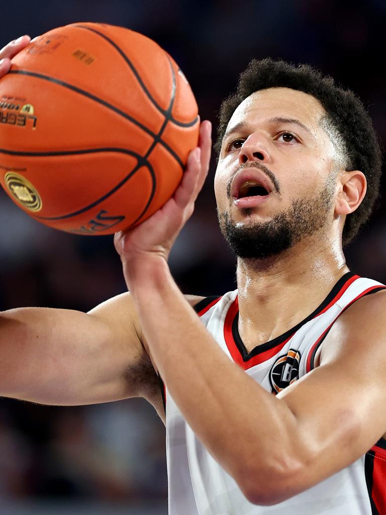 Tyler Harvey has been brilliant for the Illawarra Hawks in NBL25. Picture: Josh Chadwick/Getty Images.