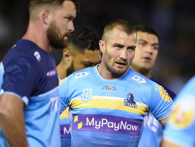 gold Coast Titans playmaker Kieran Foran says the unacceptable racial slur has taken the gloss off the NRL’s historic Las Vegas rugby league games. (Photo by Brett Hemmings/Getty Images)