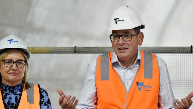 Victorian Premier Daniel Andrews and Deputy Premier Jacinta Allan. Picture: NCA NewsWire/Nicki Connolly
