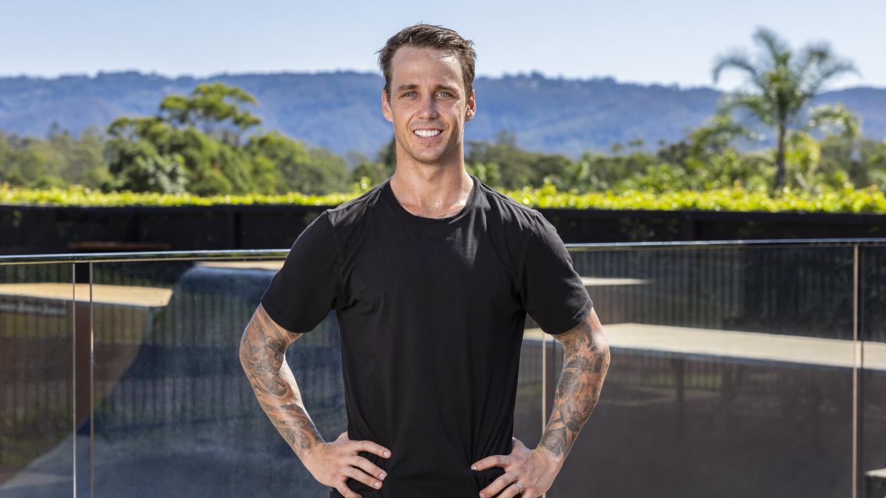 Martin will treat guests to a BMX session in the backyard. Picture: Luke Marsden