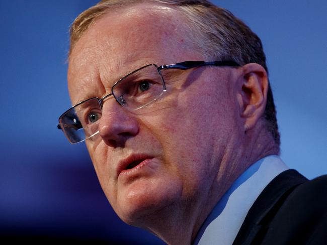 SYDNEY, AUSTRALIA - NewsWire Photos MARCH 8, 2022:  Governor, Reserve Bank of Australia, Philip Lowe during his keynote address at the 2023 AFR Business Summit in Sydney. Picture: NCA NewsWire / Nikki Short