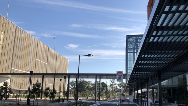 Northern Beaches Hospital is nearly completed. Picture: Julie Cross.