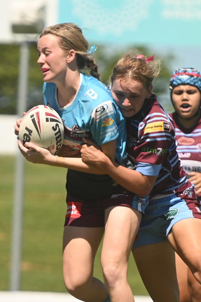 Jayda Earl Mackay Cutters vs Central Queensland Capras Harvey Norman U17's Saturday 8 March 2025 Picture:Michaela Harlow