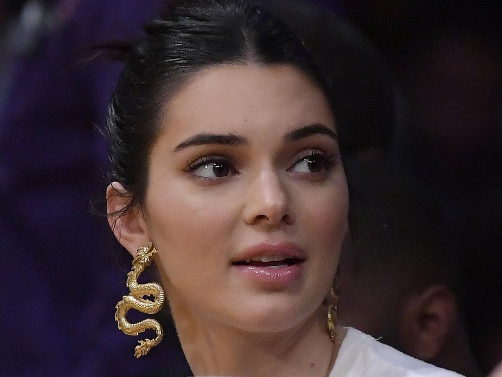 Kendall Jenner Wears See-Through Heels and Leather Pants to Ben Simmons's  LA Basketball Game