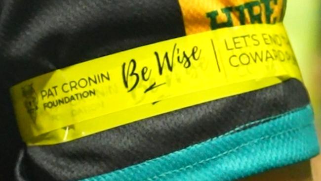 All players will wear yellow armbands throughout the Round. Picture: Supplied.