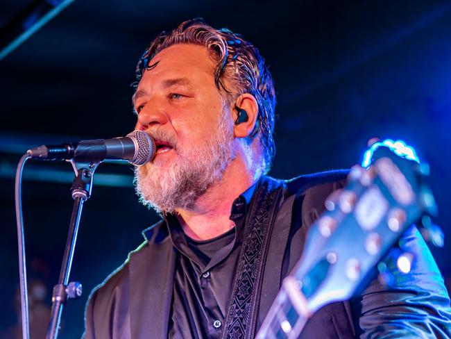 FOR USE ON HERALD SUN WEBSITE Russell Crowe photographed last night at the Cherry Bar.  Picture: Carbie Warbie Photography      