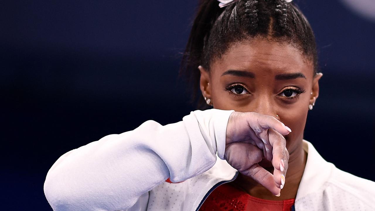 USA's Simone Biles withdrew from the artistic gymnastics women’s team final.