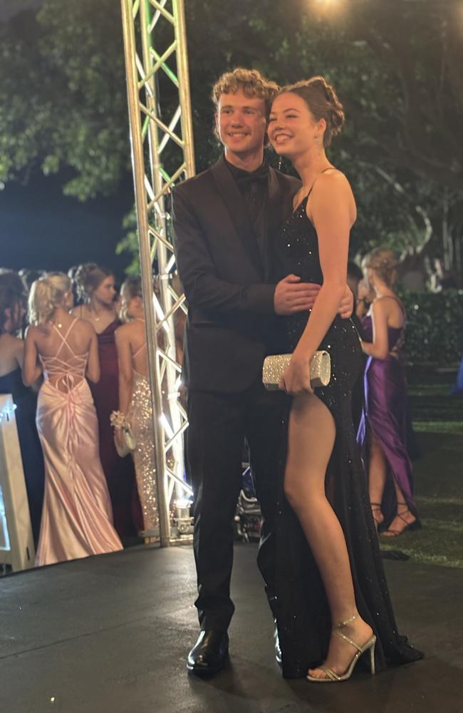 The students of Hervey Bay State High School enjoy their formal.