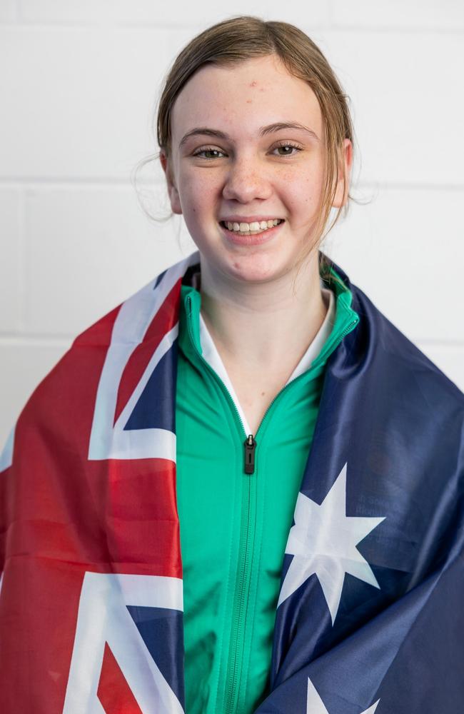 Sunshine Coast karate talent Abby Kerrison. Picture: Matt Craven.