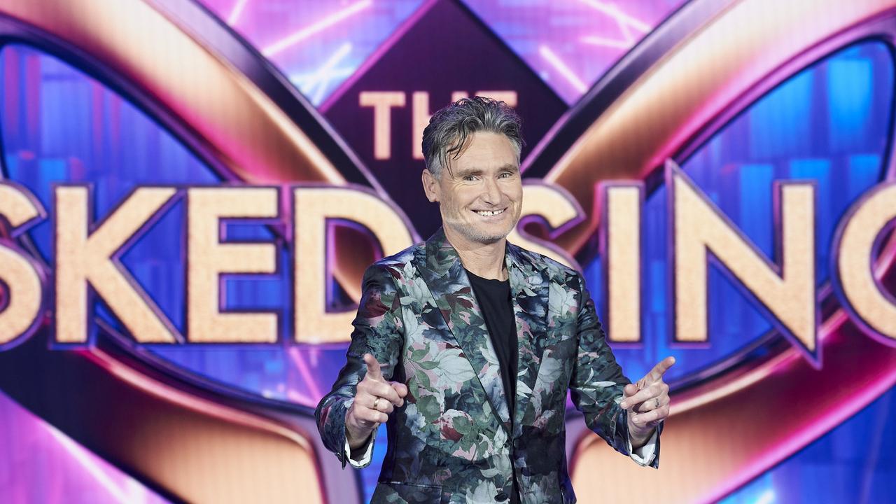 Dave Hughes on The Masked Singer.