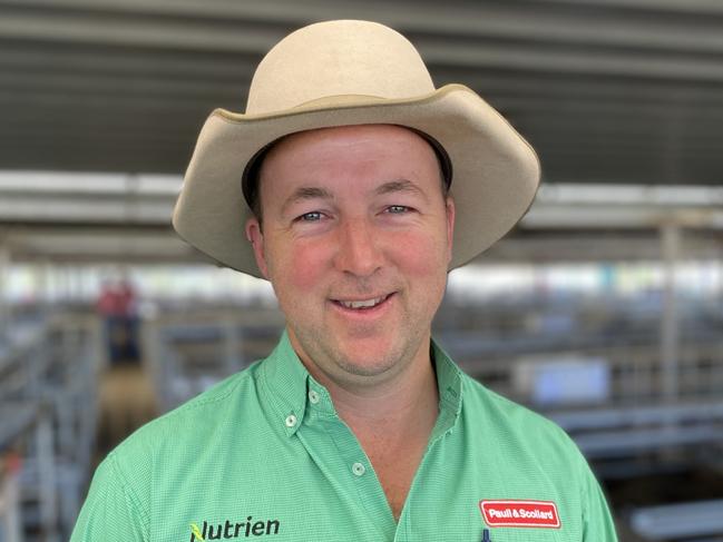 Luke Deimel, Paull and Scollard Nutrien auctioneers, Albury