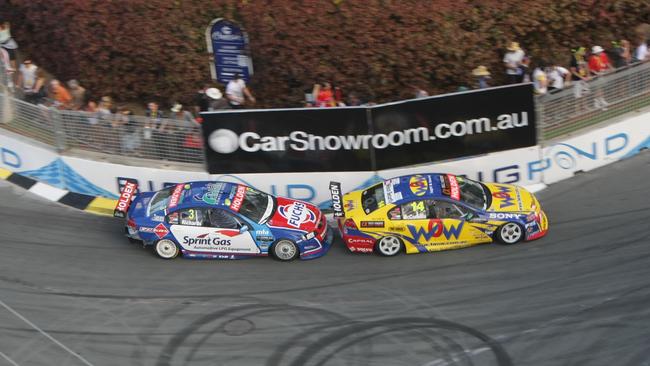 The V8 Supercars were on show.