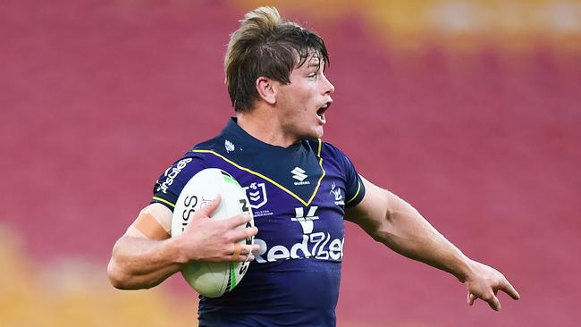 Harry Grant is happy to play the supersub role for Melbourne. Picture: NRL Photos