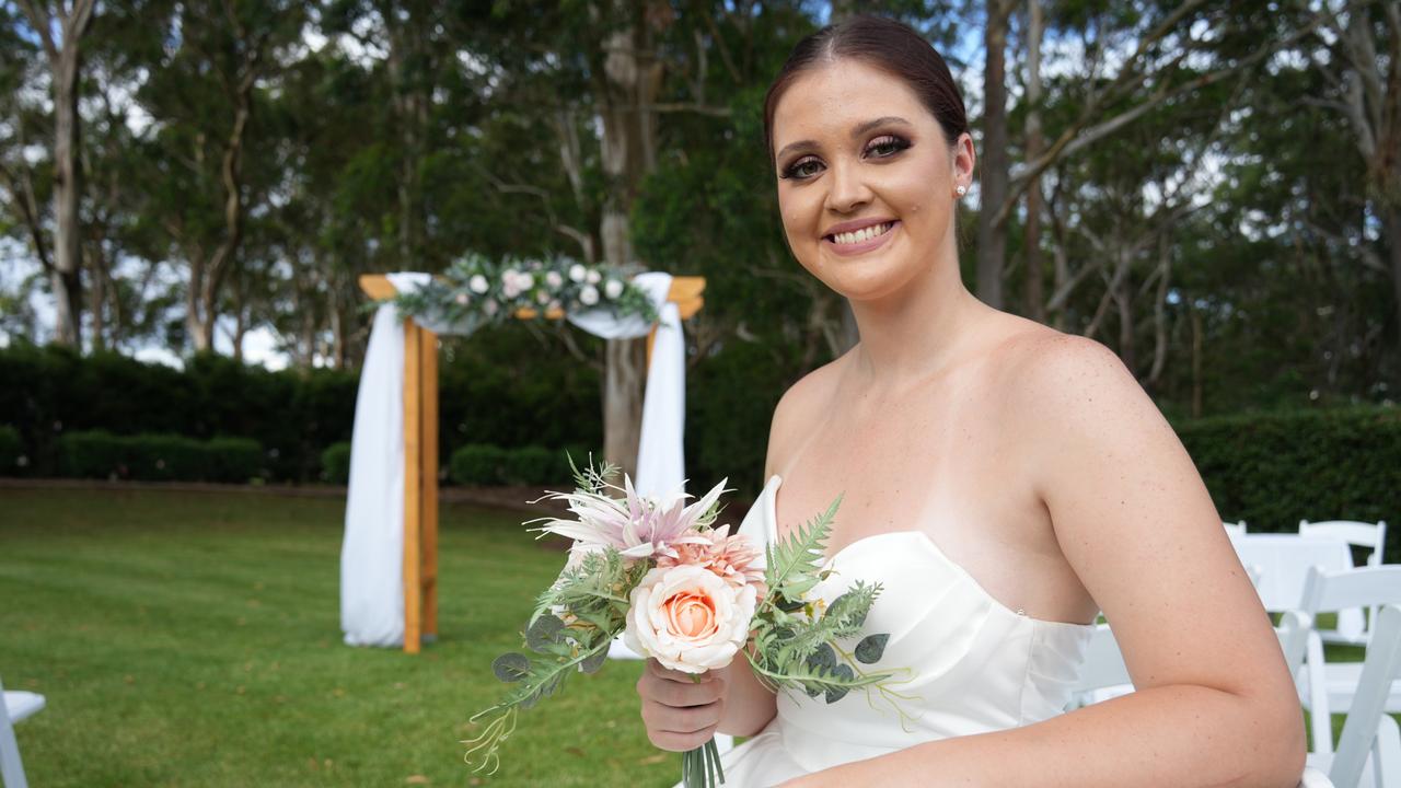 Bridal model Jasmin Long is gearing up for Toowoomba's Wedding Expo at the Highfields Cultural Centre on Sunday, January 21, 2024.