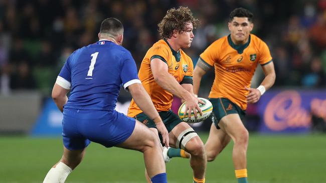 The Wallabies lost 28 to 26 to France. Picture: Graham Denholm/Getty Images