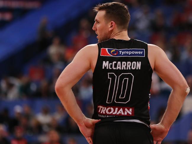 Mitch McCarron has knocked back offers from the Brisbane Bullets and Sydney Kings to join the Adelaide 36ers on a three-year deal. Photo: Will Russell/Getty Images.