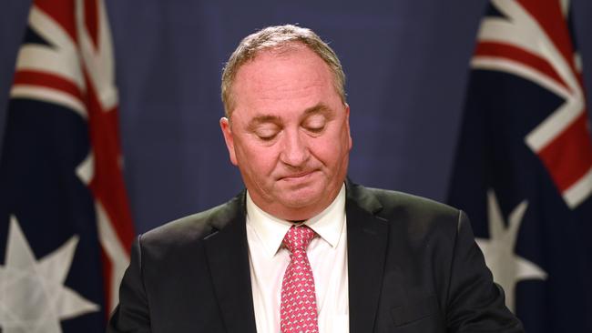 Deputy Prime Minister Barnaby Joyce apologised for the texts. Picture: NCA NewsWire / Jeremy Piper