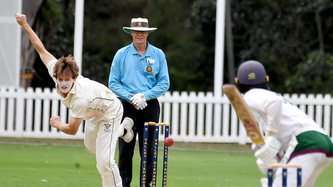 Second grade club cricket between Valley and Souths at Peter Easton Oval. Picture, John Gass