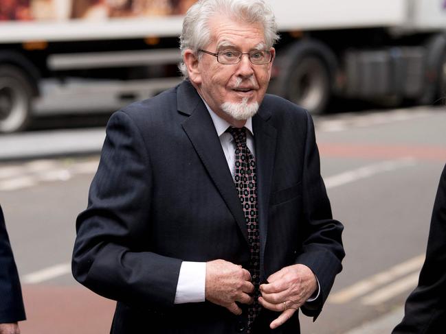 Rolf Harris was jailed over sex offences. Picture: AFP