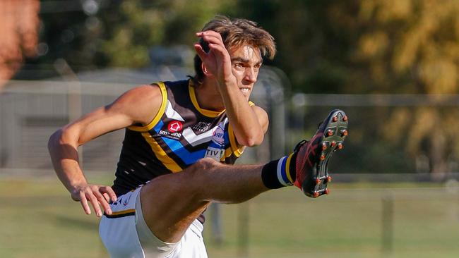 Ethan Mantas finished with a goal. Picture: Aaron Cook